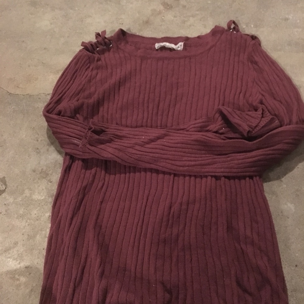 Laced up sweater